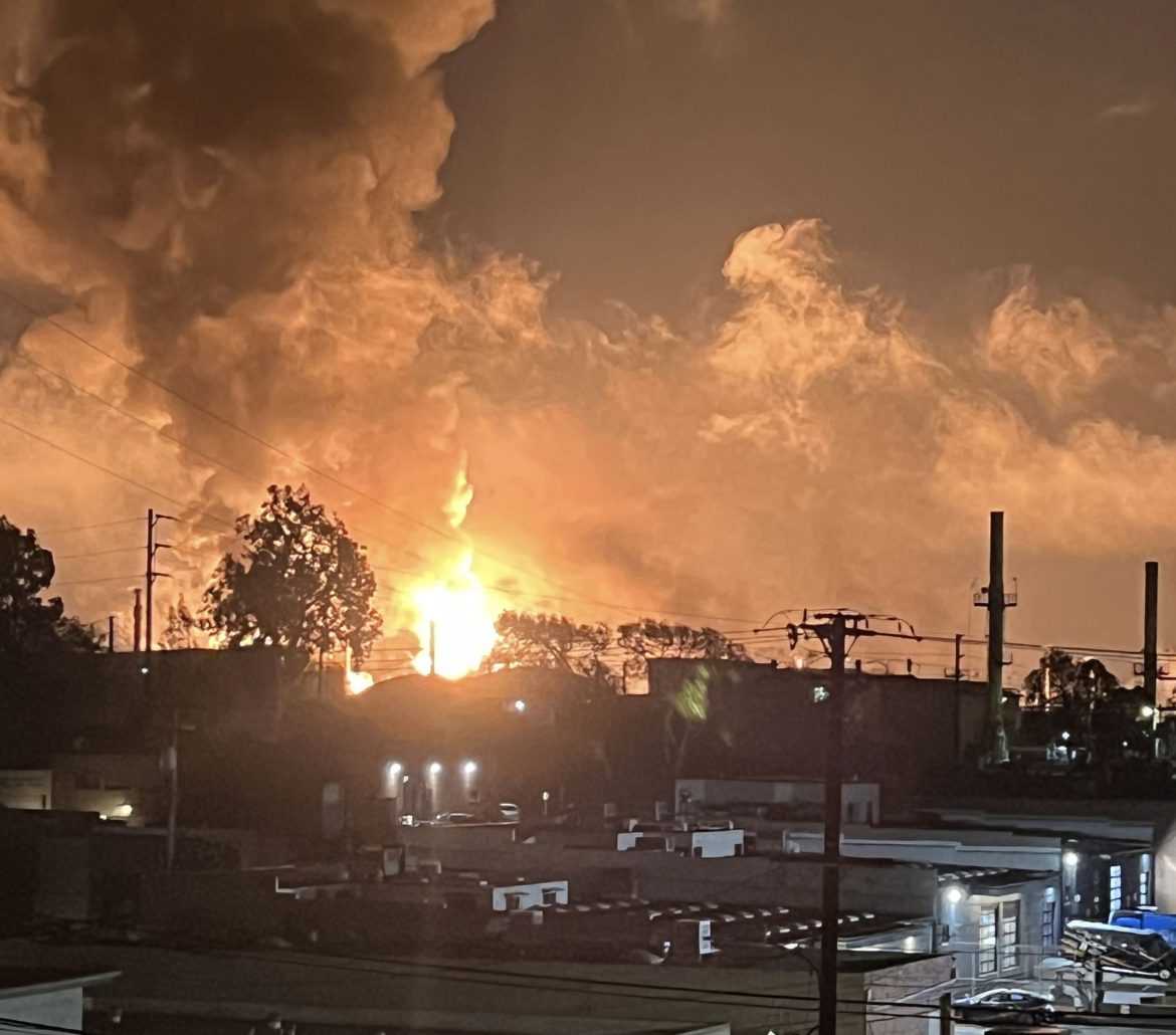 Chevron El Segundo refinery fire