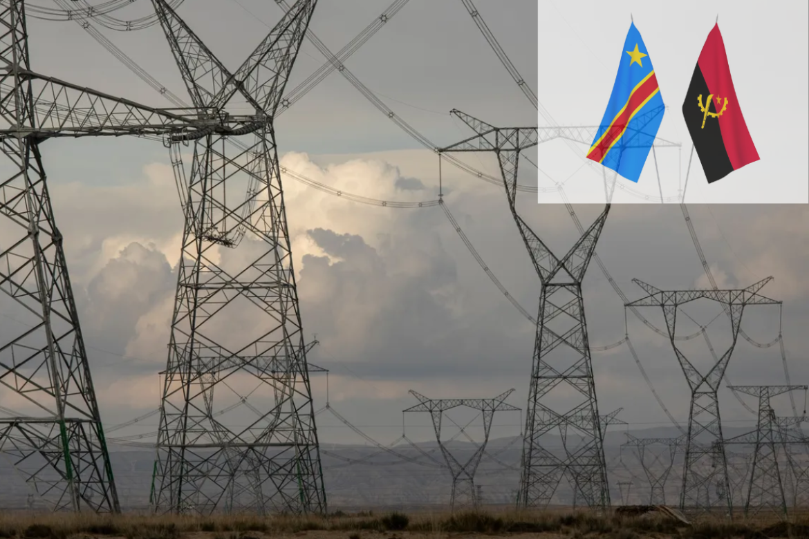 Angola DRC electricity transmission line Africa