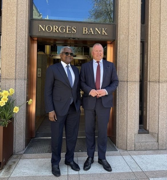 Dangote Norges Bank sovereign wealth fund Africa partnership 2026