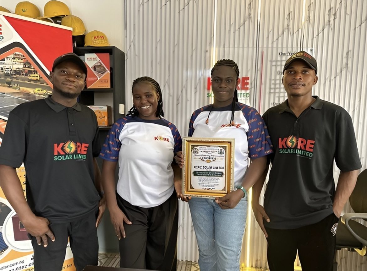 Kore Solar Nigeria award